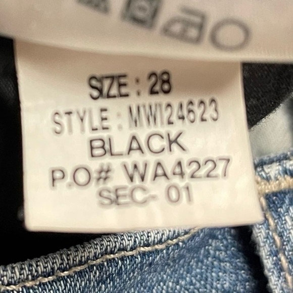 Vintage Y2K Joe’s Jeans Low Rise Mesh Lace Denim Jean Shorts Cutoffs 28 - Picture 9 of 11